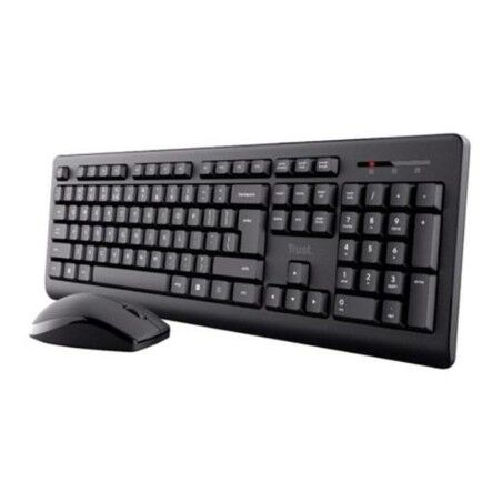 Tastiera e Mouse Trust 25433 Nero Spagnolo QWERTY