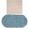 Tappeto da bagno DKD Home Decor PVC 2 Pezzi