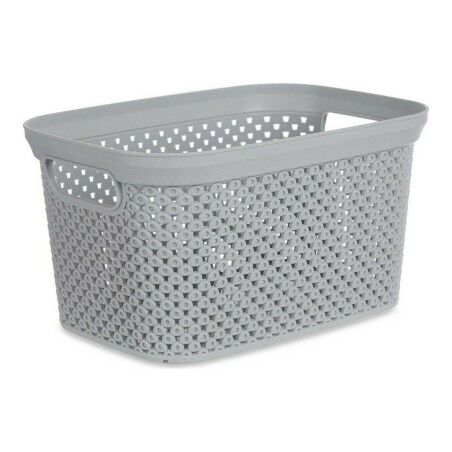 Cesto Kipit Grigio Plastica 3 L 16,5 x 12,5 x 23 cm