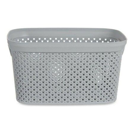 Cesto Kipit Grigio Plastica 3 L 16,5 x 12,5 x 23 cm
