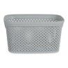 Cesto Kipit Grigio Plastica 3 L 16,5 x 12,5 x 23 cm