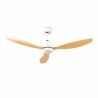 Ventilatore da Soffitto con Luce LED e 3 Pale ABS Wuled InnovaGoods Legno 36 W 52" Ø132 cm