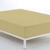 Lenzuolo con angoli Alexandra House Living Marrone Chiaro 150 x 190/200 cm