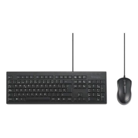 Tastiera e Mouse Kensington KM100 Nero Spagnolo QWERTY