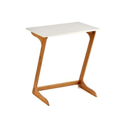 Tavolo aggiuntivo Kinvara WD2021329426 Bianco Marrone Naturale 40 x 68,5 x 60 cm