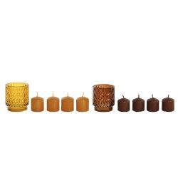Set di Candele DKD Home Decor 36 g Città (2 Unità) (12 Unità)