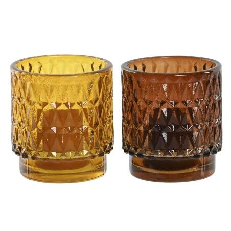 Set di Candele DKD Home Decor 36 g Città (2 Unità) (12 Unità)