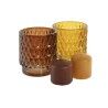 Set di Candele DKD Home Decor 36 g Città (2 Unità) (12 Unità)