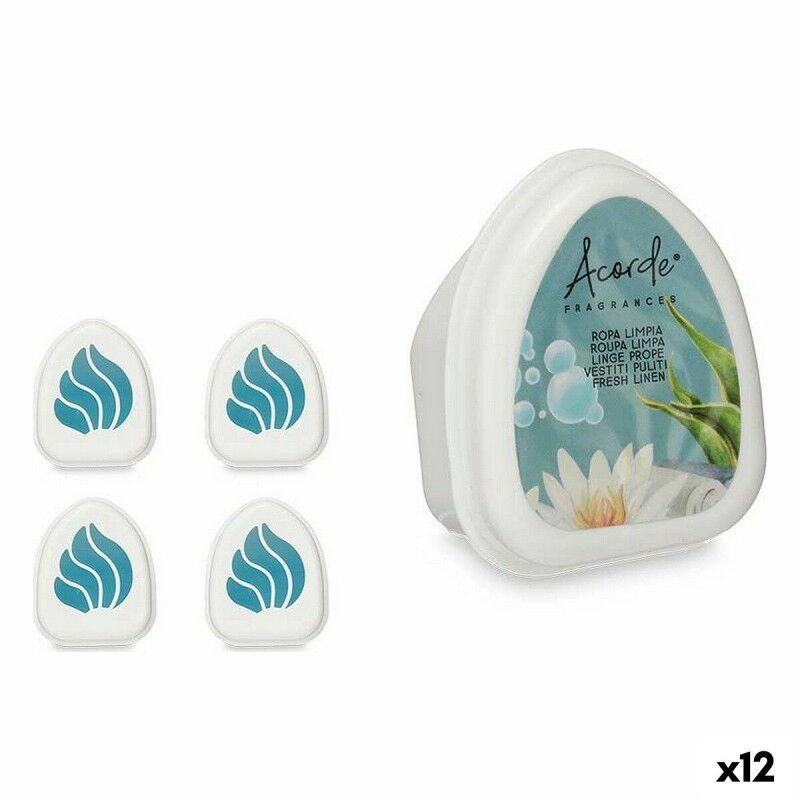 Set Deodorante per Ambienti Acorde MINIG-FRESHLINE Vestiti Puliti 50 g (12 Unità) Set Deodorante per Ambienti Acorde MINIG-FRESHLINE Vestiti Puliti 50 g (12 Unità)