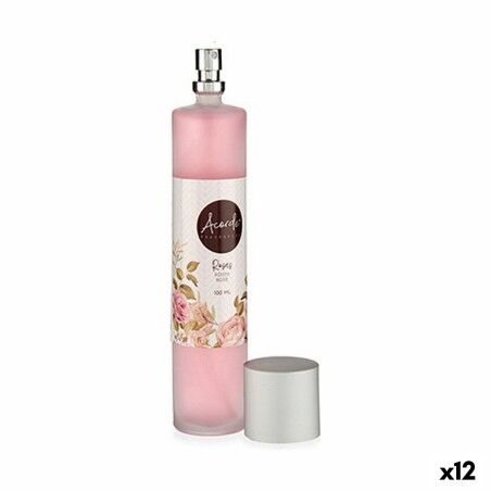 Diffusore Spray Per Ambienti Acorde 100ML SPRY-RO Rosa 100 ml (12 Unità)