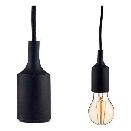 Lampadario 60 W 220-250 V Nero Plastica (6 Unità)