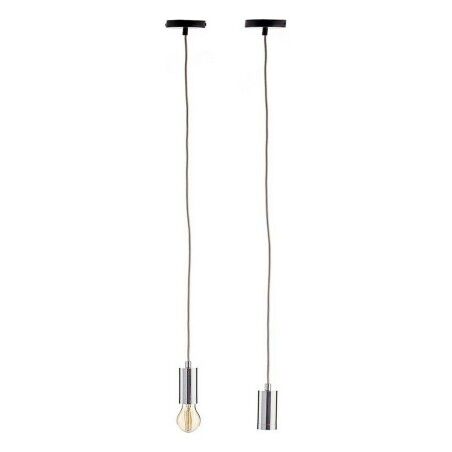 Lampadario 220-250 V 60 W Argentato Metallo (6 Unità)
