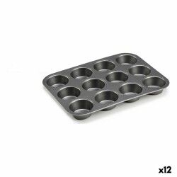 Stampo per Dolci Kinvara CK57179 Grigio scuro Metallo Acciaio al carbonio 20 x 2 x 26 cm (12 Unità)