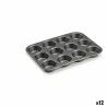 Stampo per Dolci Kinvara CK57179 Grigio scuro Metallo Acciaio al carbonio 20 x 2 x 26 cm (12 Unità)