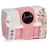 Set Deodorante per Ambienti Acorde 1165-ROSE Rose Gel (24 Unità)