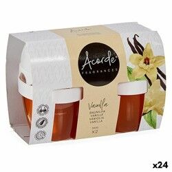 Set Deodorante per Ambienti Acorde 1165-VAINILLA Vaniglia Gel (24 Unità)