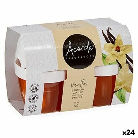 Set Deodorante per Ambienti Acorde 1165-VAINILLA Vaniglia Gel (24 Unità)