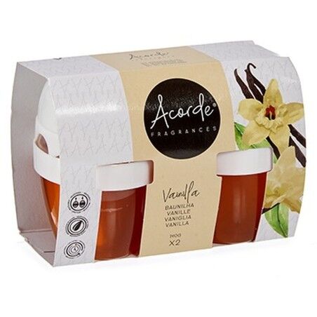 Set Deodorante per Ambienti Acorde 1165-VAINILLA Vaniglia Gel (24 Unità)