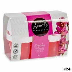 Set Deodorante per Ambienti Acorde 1165-ORQUDIA Orchidea Gel (24 Unità)