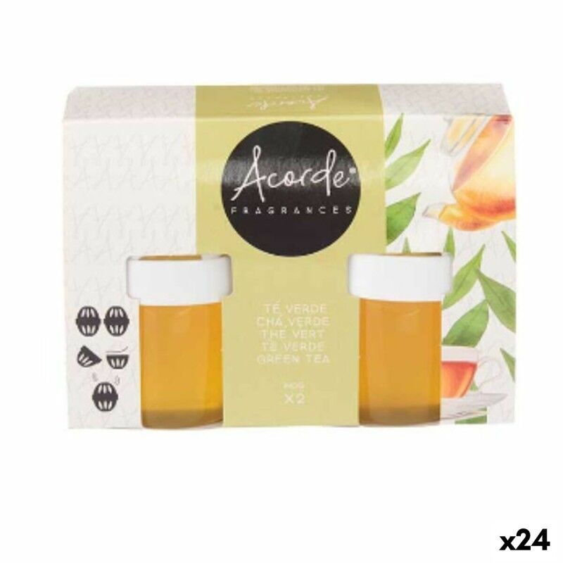 Set Deodorante per Ambienti Acorde 1165-TEVERDE Tè Verde Gel (24 Unità) Set Deodorante per Ambienti Acorde 1165-TEVERDE Tè Verde Gel (24 Unità)