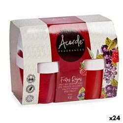 Set Deodorante per Ambienti Acorde 1165-FRUTOS RO Frutti rossi Gel (24 Unità)