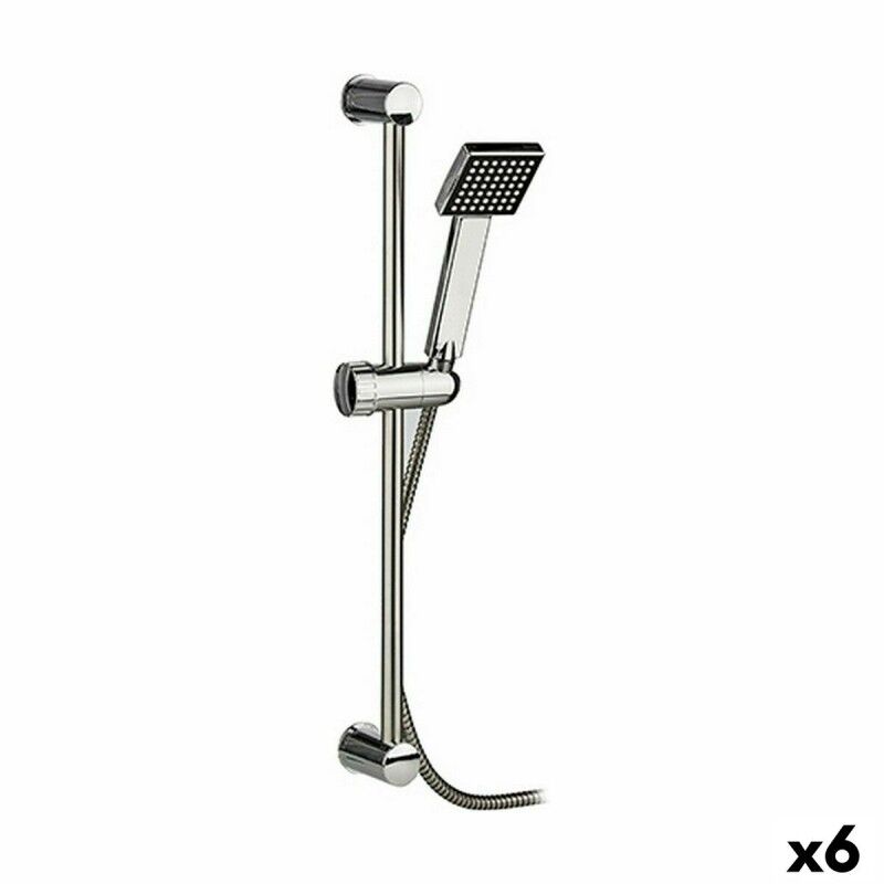 Un doccino con tubo per dirigere il getto Berilo 9721159BC Argentato Acciaio Plastica Quadrato 18 x 8 x 72,5 cm 3 Pezzi (6 Unità Un doccino con tubo per dirigere il getto Berilo 9721159BC Argentato Acciaio Plastica Quadrato 18 x 8 x 72,5 cm 3 Pezzi (6 Unità