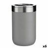 Portaspazzolini da Denti Berilo BP15-002-3 Grigio Argentato Plastica 7,7 x 11,2 x 7,7 cm (6 Unità)