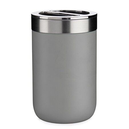 Portaspazzolini da Denti Berilo BP15-002-3 Grigio Argentato Plastica 7,7 x 11,2 x 7,7 cm (6 Unità)