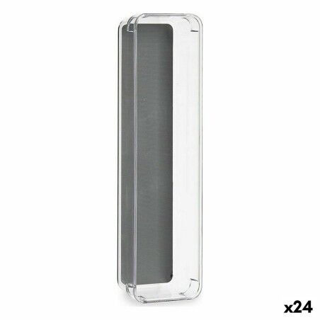Contenitori per Cassetti Kinvara W623311 Grigio Plastica riciclata 9 x 4,5 x 32,5 cm (24 Unità)