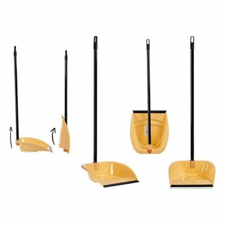 Paletta Pieghevole Crema PVC Metallo 28,5 x 87,5 x 31 cm (12 Unità)