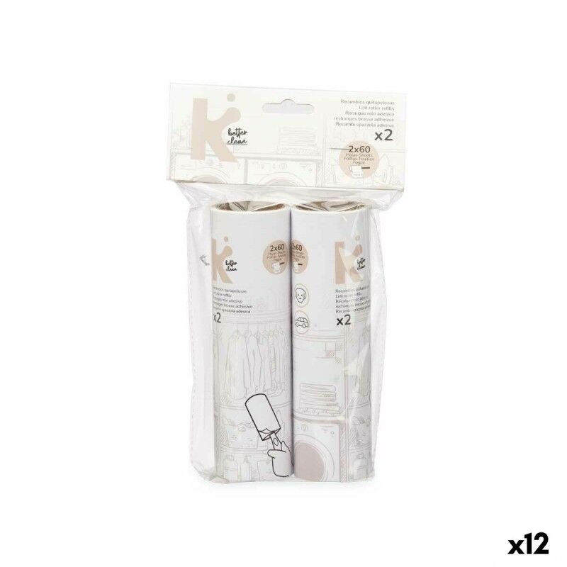 Levapelucchi Ricambio 16 cm Bianco (12 Unità) Levapelucchi Ricambio 16 cm Bianco (12 Unità)