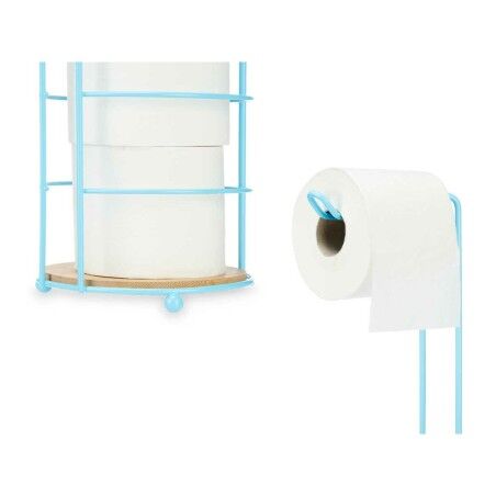 Portarotolo di Carta Igienica Berilo W7276PB - 388 Azzurro 16,5 x 63,5 x 16,5 cm (4 Unità)