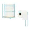 Portarotolo di Carta Igienica Berilo W7276PB - 388 Azzurro 16,5 x 63,5 x 16,5 cm (4 Unità)