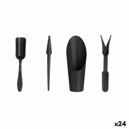 Set di Attrezzi Ibergarden KDS0102102 Antracite polipropilene Giardino (24 Unità)