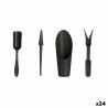 Set di Attrezzi Ibergarden KDS0102102 Antracite polipropilene Giardino (24 Unità)