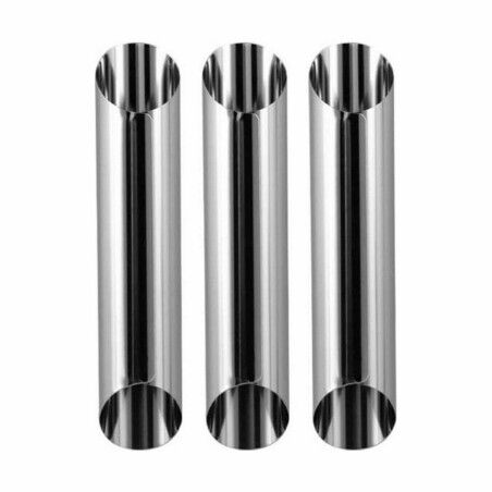 Set di Stampi da Pasticceria Quttin Acciaio 3 Pezzi 2,5 x 12,5 cm (36 Unità)