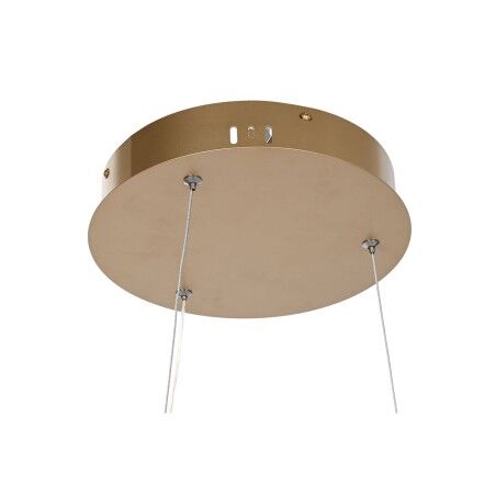 Lampadario Home ESPRIT Bianco Dorato Silicone Alluminio 55 W 40 x 40 x 42 cm