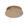 Lampadario Home ESPRIT Bianco Dorato Silicone Alluminio 55 W 40 x 40 x 42 cm