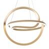 Lampadario Home ESPRIT Bianco Dorato Silicone Alluminio 55 W 40 x 40 x 42 cm
