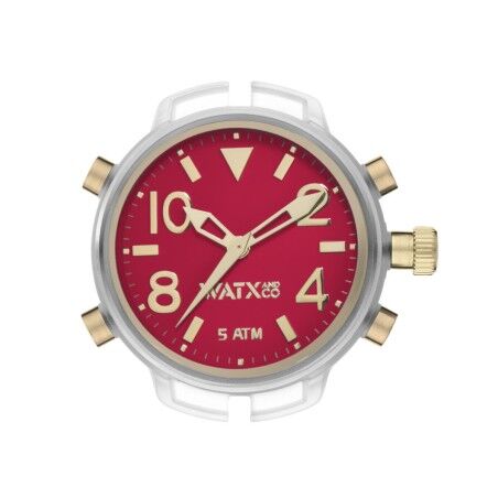 Orologio Unisex Watx & Colors RWA3723 Rosso (Ø 49 mm)