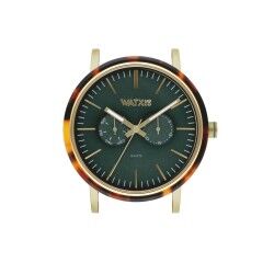 Orologio Unisex Watx & Colors WXCA2740 Verde Dorato (Ø 44 mm)