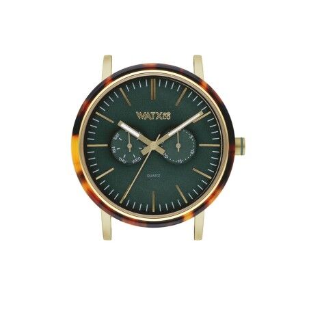 Orologio Unisex Watx & Colors WXCA2740 Verde Dorato (Ø 44 mm)