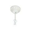 Lampadario Home ESPRIT Bianco Carta Ferro 50 W 33 x 33 x 26 cm