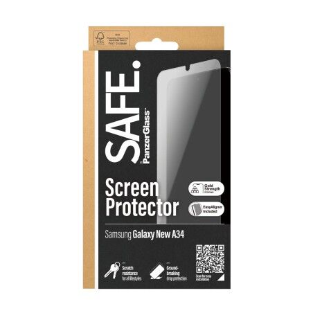 Protettore Schermo per Cellulare Panzer Glass SAFE95686 Samsung Galaxy A35