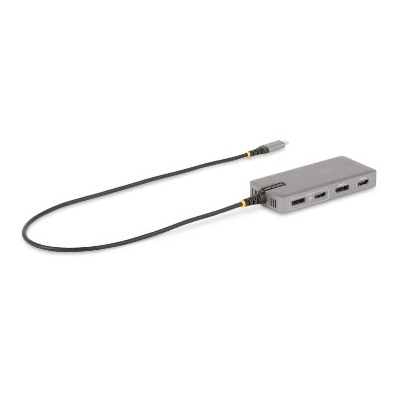 Hub USB-C Startech 117B-USBC-MULTIPORT Grigio 100 W Hub USB-C Startech 117B-USBC-MULTIPORT Grigio 100 W