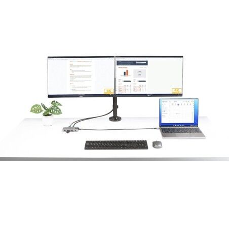 Hub USB-C Startech 117B-USBC-MULTIPORT Grigio 100 W