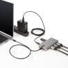 Hub USB-C Startech 117B-USBC-MULTIPORT Grigio 100 W