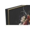 Quadro Home ESPRIT Nero Verde chica 80 x 3,5 x 120 cm (2 Unità)