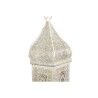 Lampadario Home ESPRIT Bianco Dorato Metallo 40 W 27 x 27 x 91 cm