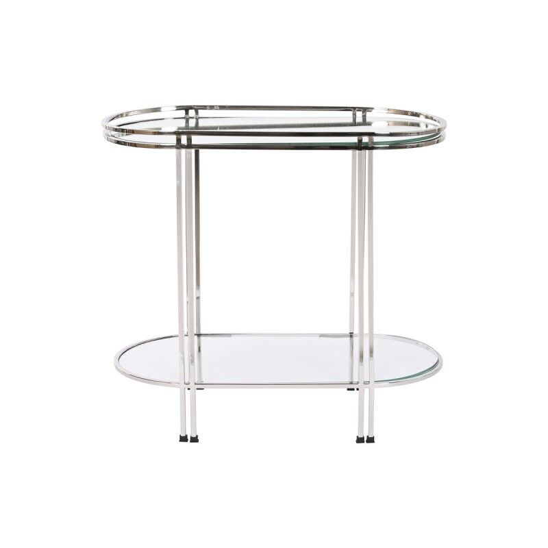 Tavolo aggiuntivo Home ESPRIT Argentato Acciaio Specchio 70 x 35 x 63 cm Tavolo aggiuntivo Home ESPRIT Argentato Acciaio Specchio 70 x 35 x 63 cm